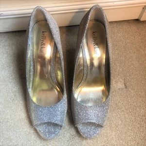 Kelly & Katie Wedge Metallic shoes